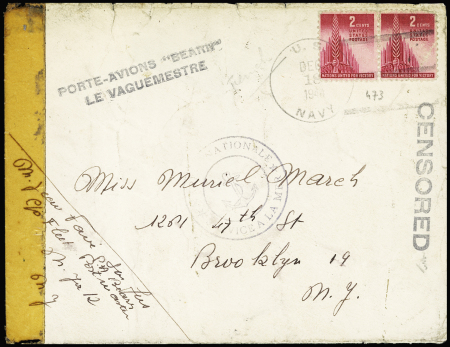 USA n°473 en paire OBL grand CAD avec killer "US N