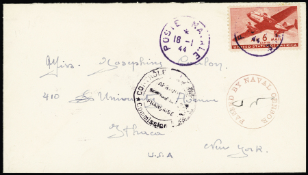 USA PA n°26 non surchargé OBL CAD "poste navale" (