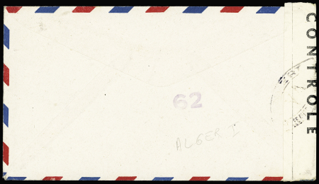 USA env. entier postal 6c orange par avion avec su