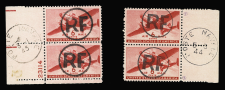 N°30, 2 paires détachées neuves avec CAD "Poste navale"