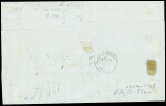 N°44A, belles marges dont voisin, obl. GC sur lettre