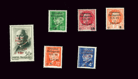 BELLEGARDE n°1 à 6, neuf *, TB