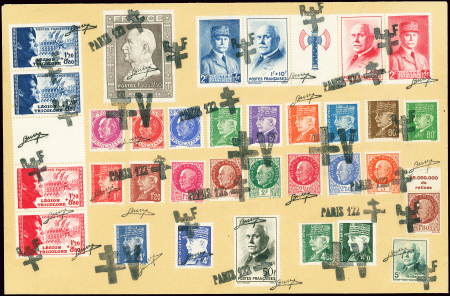 PARIS 122 Grande env. avec impressionnant affranchissement