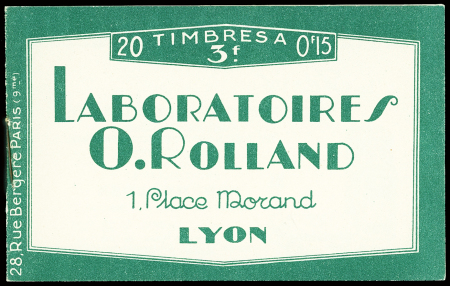 N°189-C2 Laboratoires O.Rolland, Lyon, neuf **, infimes