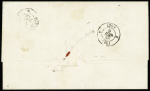 N°22 OBL grille + CAD "Corps exp d'Italie 2e division" (juin 1866) sur lettre. TB