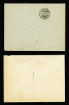 13 lettres et cartes postales précurseurs AFF type Sage dont CAD d'essai pointillé "Paris Pl de la Bourse" (1881 - De Beaufond n°672), feuillet 5F violet de l'expo de Montpellier (1939), n°96 OBL mec drapeau Paris départ
