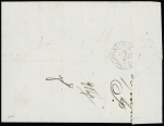 N°14 OBL PC 3724 + T15 Djidjeli Algérie" (1862) sur lettre, ind 18. TB