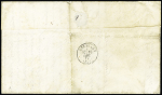 Col. Gen. n°3+5 OBL losange de points muet + CAD "Réunion St Pierre" (1868) sur lettre pour Bordeaux. Jolie pièce