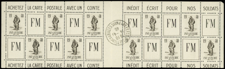 13 plis divers du 20ème siècle pour la plupart dont LF avec CAD "1 Tor et Pes aux armées 1 Madagascar 1" (1896) + cachet violet "Corps expéditionnaire de Madagascar - groupe d'artillerie de marine - le commandant". TB