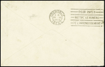 13 plis divers du 20ème siècle pour la plupart dont LF avec CAD "1 Tor et Pes aux armées 1 Madagascar 1" (1896) + cachet violet "Corps expéditionnaire de Madagascar - groupe d'artillerie de marine - le commandant". TB