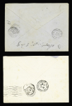 13 plis divers du 20ème siècle pour la plupart dont LF avec CAD "1 Tor et Pes aux armées 1 Madagascar 1" (1896) + cachet violet "Corps expéditionnaire de Madagascar - groupe d'artillerie de marine - le commandant". TB