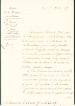 Maréchal Adolphe Niel (1802-1869) : lettre autographe signée du QG de Toulouse (5 mai 1863) : "J'ai l'honneur de vous accuser la réception de votre rapport sur la situation du département de la Gironde pendant le mois d'