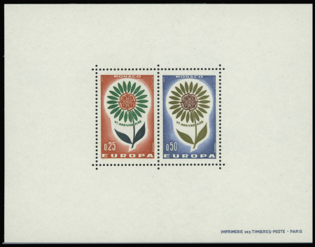 N°6 Europa (652 et 653), **, TTB