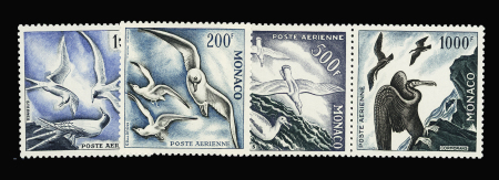 Poste aérienne n°55/58, Oiseaux de mer, **, TTB