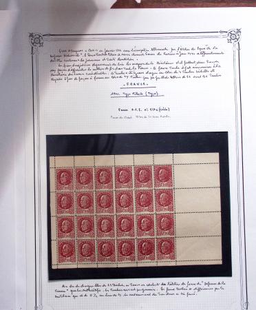 1943-1945, Jolie collection sur grandes pages Yvert