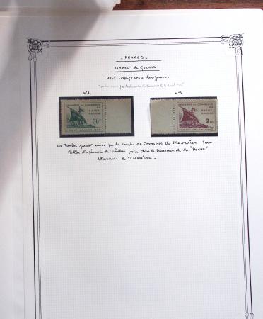 1943-1945, Jolie collection sur grandes pages Yvert
