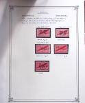 1943-1945, Jolie collection sur grandes pages Yvert