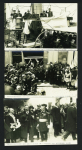 1923, lot de 11 cartes photos de l'enterrement de Pierre