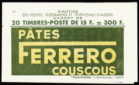 Carnet C314b-1 Carnet de 300f composé de 20 timbres