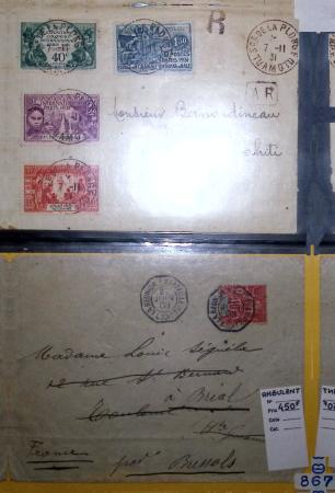 1893-1905, 4 lettres et 4 fragments de lettres avec