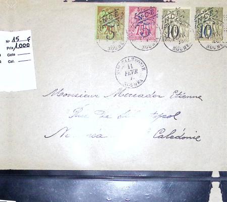 1893-1905, 4 lettres et 4 fragments de lettres avec
