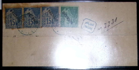 1893-1905, 4 lettres et 4 fragments de lettres avec