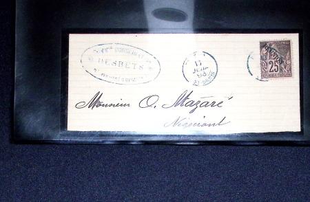 1893-1905, 4 lettres et 4 fragments de lettres avec
