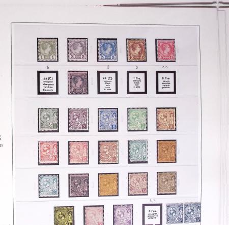 1885-2005 Belle collection de Monaco commençant par