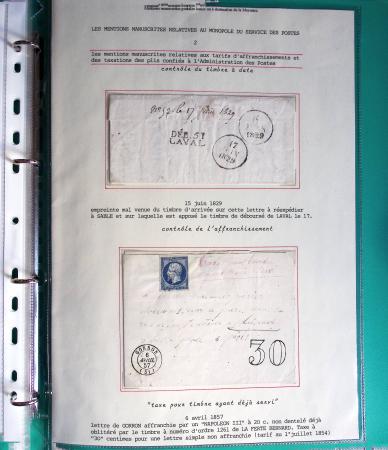 MAYENNE Mini-étude postale de MARTIGNE SUR MAYENNE
