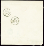 N°20 + 23 5c vert en paire (un coin arrondi) + 40c
