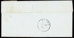 N°46Ba 20c bleu foncé, bord de feuille et voisin en