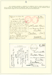 2 cartes postales en franchise avec le très rare CAD "Djibouti -naval" (l'un en rouge du 28.9.39, l'autre en noir du 4.1.40). RR et TB.