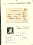 Collection de 145 plis "Le courrier des marins français pendant la seconde guerre mondiale". On note CPFM avec cachet "Censored DE Sénégalais french navy" (nov 44), nombreuses agences embarquées dont cuirassé l'Océan, cr