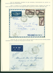 Collection de 145 plis "Le courrier des marins français pendant la seconde guerre mondiale". On note CPFM avec cachet "Censored DE Sénégalais french navy" (nov 44), nombreuses agences embarquées dont cuirassé l'Océan, cr