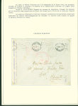Collection de 145 plis "Le courrier des marins français pendant la seconde guerre mondiale". On note CPFM avec cachet "Censored DE Sénégalais french navy" (nov 44), nombreuses agences embarquées dont cuirassé l'Océan, cr