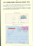 Collection de 145 plis "Le courrier des marins français pendant la seconde guerre mondiale". On note CPFM avec cachet "Censored DE Sénégalais french navy" (nov 44), nombreuses agences embarquées dont cuirassé l'Océan, cr