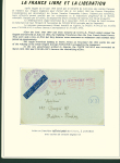 Collection de 145 plis "Le courrier des marins français pendant la seconde guerre mondiale". On note CPFM avec cachet "Censored DE Sénégalais french navy" (nov 44), nombreuses agences embarquées dont cuirassé l'Océan, cr