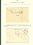 Collection de 145 plis "Le courrier des marins français pendant la seconde guerre mondiale". On note CPFM avec cachet "Censored DE Sénégalais french navy" (nov 44), nombreuses agences embarquées dont cuirassé l'Océan, cr