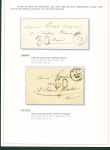 Sélection de 129 lettres classiques sur l'évolution de la poste dans le département de la Nièvre entre 1849 et 1876 joliment présentée sur feuilles d'exposition. Bonne qualité. On note un n°21 OBL "OR" sur lettre d'Anlez