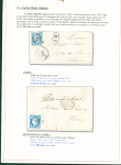 Sélection de 129 lettres classiques sur l'évolution de la poste dans le département de la Nièvre entre 1849 et 1876 joliment présentée sur feuilles d'exposition. Bonne qualité. On note un n°21 OBL "OR" sur lettre d'Anlez