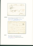 Sélection de 129 lettres classiques sur l'évolution de la poste dans le département de la Nièvre entre 1849 et 1876 joliment présentée sur feuilles d'exposition. Bonne qualité. On note un n°21 OBL "OR" sur lettre d'Anlez