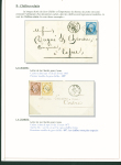 Sélection de 129 lettres classiques sur l'évolution de la poste dans le département de la Nièvre entre 1849 et 1876 joliment présentée sur feuilles d'exposition. Bonne qualité. On note un n°21 OBL "OR" sur lettre d'Anlez