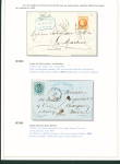 Sélection de 129 lettres classiques sur l'évolution de la poste dans le département de la Nièvre entre 1849 et 1876 joliment présentée sur feuilles d'exposition. Bonne qualité. On note un n°21 OBL "OR" sur lettre d'Anlez