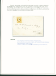 Sélection de 129 lettres classiques sur l'évolution de la poste dans le département de la Nièvre entre 1849 et 1876 joliment présentée sur feuilles d'exposition. Bonne qualité. On note un n°21 OBL "OR" sur lettre d'Anlez