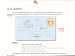 Sélection de 129 lettres classiques sur l'évolution de la poste dans le département de la Nièvre entre 1849 et 1876 joliment présentée sur feuilles d'exposition. Bonne qualité. On note un n°21 OBL "OR" sur lettre d'Anlez