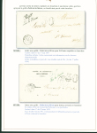 Sélection de 129 lettres classiques sur l'évolution de la poste dans le département de la Nièvre entre 1849 et 1876 joliment présentée sur feuilles d'exposition. Bonne qualité. On note un n°21 OBL "OR" sur lettre d'Anlez