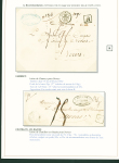 Sélection de 129 lettres classiques sur l'évolution de la poste dans le département de la Nièvre entre 1849 et 1876 joliment présentée sur feuilles d'exposition. Bonne qualité. On note un n°21 OBL "OR" sur lettre d'Anlez