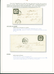 Sélection de 129 lettres classiques sur l'évolution de la poste dans le département de la Nièvre entre 1849 et 1876 joliment présentée sur feuilles d'exposition. Bonne qualité. On note un n°21 OBL "OR" sur lettre d'Anlez