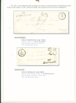 Sélection de 129 lettres classiques sur l'évolution de la poste dans le département de la Nièvre entre 1849 et 1876 joliment présentée sur feuilles d'exposition. Bonne qualité. On note un n°21 OBL "OR" sur lettre d'Anlez