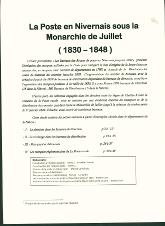 NIEVRE - Sélection de 138 plis sur la poste en Nivernais